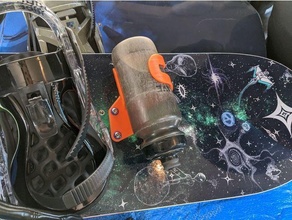 snowboard şişe kafes adaptör binmek 3d print model - Mito3D