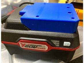 parque equipe 20v adaptador tensão proteção circuito 3d print model - Mito3D