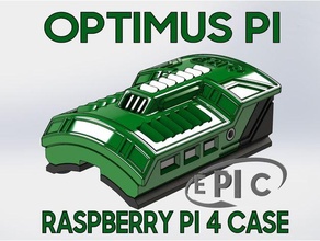 epik pi Optimus Ahududu 4 durum kılıf muhafaza epikpi pi4 rpi rpi4 3d print model - Mito3D