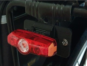 topeak bicicletta cremagliera luce titolare supporto montare occhio gatto Ciclismo 3d print model - Mito3D