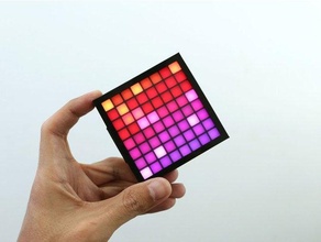 néomatrice carré LED pixel afficher adafruit arduino circuitpython plume néopixel RVB 3d print model - Mito3D