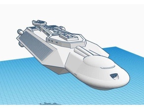 kardasyalı savaş gemisi kruvazör sınıf melez yabancı uzay gen Roddenberry sci fi science festival bilimkurgu gemileri Uzay gemi yıldız star yürüyüş gezgin 3d print model - Mito3D