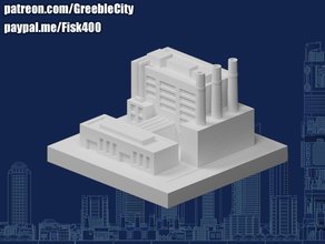 greeblecity factory 3d print model - Mito3D