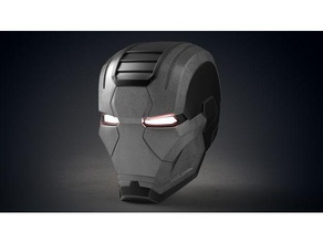 war machine mark 3 helmet 3d print model - Mito3D
