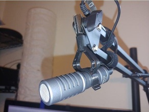 mossa vxr10 montare neewer microfono boom braccio 3d print model - Mito3D