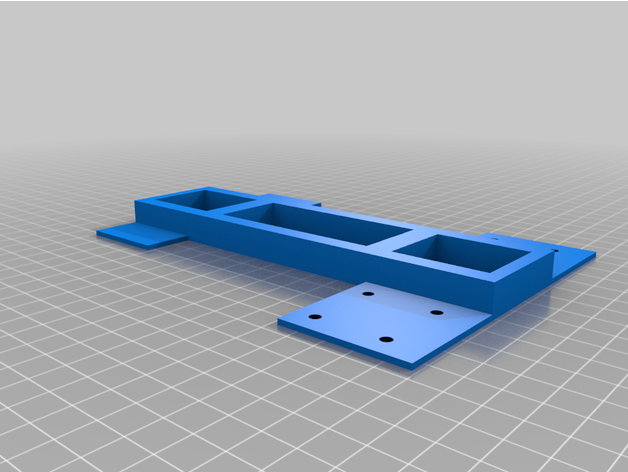 unifi accoppiato cremagliera montare Rete interruttore 3D print model - Mito3D