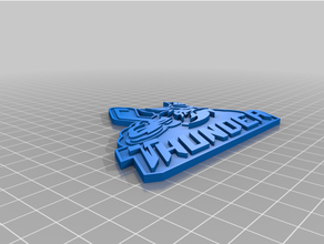 trueno hockey logo 3d print model - Mito3D