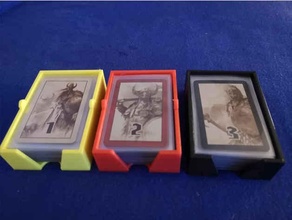 blood rage card trays sleeved 3d print model - Mito3D