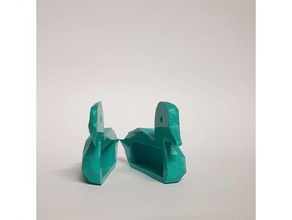 secret compartiment lowpoly canard animal boîte récipient 3d print model - Mito3D