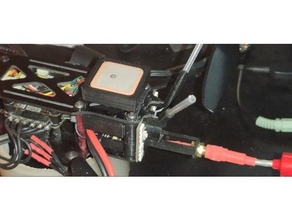 bn880q GPS montieren uranus'7 295mm Radstand 7 Zoll Kohlenstoff Ballaststoff Rahmen Kit fpv 3d print model - Mito3D