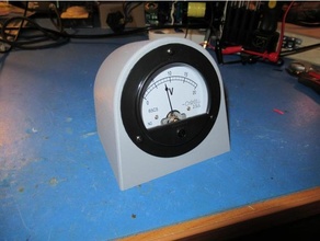 analog volt meter housing 3d print model - Mito3D