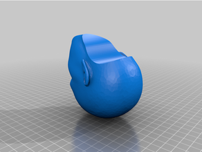 head ball jointed doll 3d print model - Mito3D