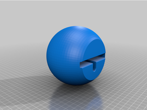 ouragan ski bar sphère 3d print model - Mito3D