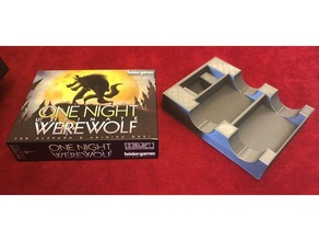 night ultimate game box insert boardgame boardgames accessories inserts organizer 3d print model - Mito3D