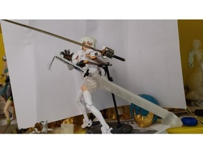 mio épée gaine Cadre bras framearmsgirl 3d print model - Mito3D
