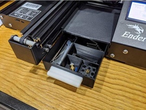 storage drawer creality ender 3 pro box upgrade 3d print model - Mito3D