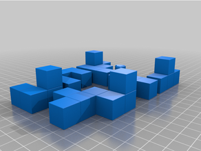 cubo mucca 3d puzzle 3d print model - Mito3D