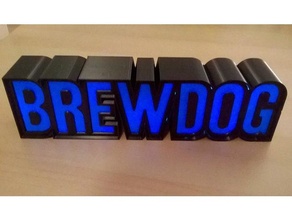 brewdog light up piggy bank box alcohol cerveza banco caja elaborar perro brew dog ligera ornamento hucha moneda 3d print model - Mito3D