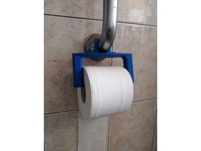 toalete papel remixar Accessori bagno banheiro suporte 3d print model - Mito3D