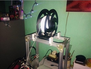 gi cu nh filament rouleau titulaire soutien 3d print model - Mito3D