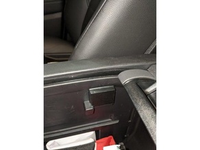 toyota highlander qi charger removal cover center console wireless 3d print model - Mito3D