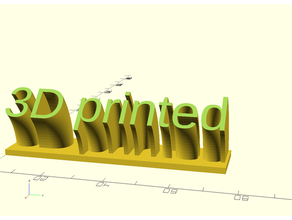 3d stampato targhetta Schermo cartello 3d print model - Mito3D