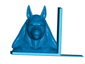 anubus bookends left anubis book ends egypt egyptian 3d print model - Mito3D