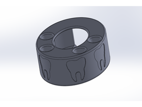 Porte brosse Delle Elektrik Zähne 3d print model - Mito3D