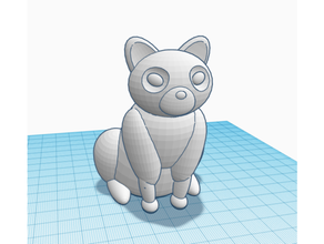 Bobtailcat Tier Bobtail Katze niedlich Kitty neko einfach 3d print model - Mito3D