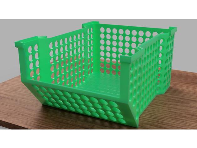 cajon caja organizador apilable Materiale 60mts filamanto cada 3D print model - Mito3D