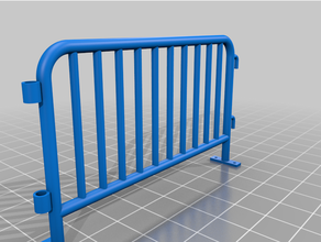 barricada metal 1 24 124 3d print model - Mito3D