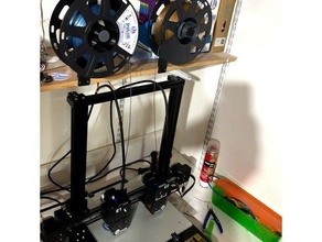 bobine filament titulaire soutien adaptateurs tenlog hictop 3d mains 2 d3 pro tld3 3d print model - Mito3D