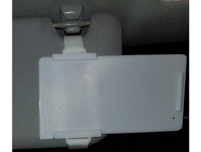 car sun visor extender automotive parts prius toyota 3d print model - Mito3D