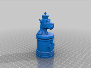 dogs chess set boardgame board game piece pieces stratergy toy toys 3d print model - Mito3D