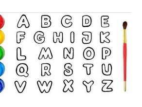 alfabeto alfabético alfabetos griego etiqueta nombre tb3d 3d print model - Mito3D