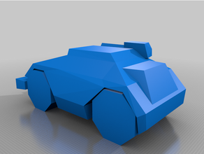 carmagedon pelotão carro 3d print model - Mito3D