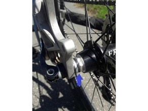 bisiklet arka hub aks ayırıcı mtb frm 3d print model - Mito3D