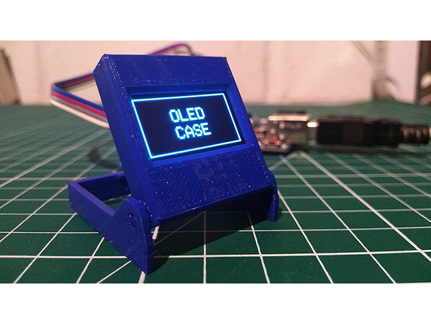 case oled ssd1306 - arduino esp8266 lcd screen display 3D print model - Mito3D