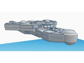 Mandrotti pirata navio guerra piratas rpg azulejos sci fi Ciência ficção scifi nave espacial naves espaciais espaço estelar Starships tampo mesa 3d print model - Mito3D