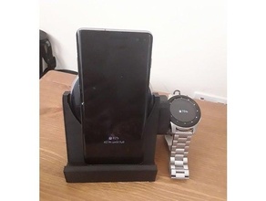 samsung qi galaxy watch stand 3d print model - Mito3D