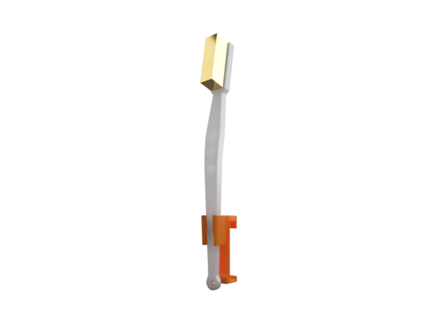 brushholder brush clip holder prusa 3D print model - Mito3D