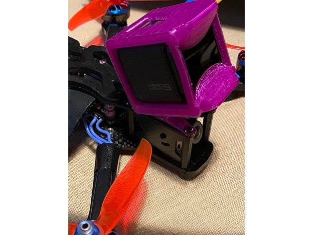 impulsor ápice gopro herói sessão 5 monte fpv Câmera 3D print model - Mito3D