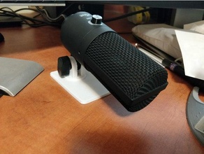 fifine microphone desktop stand mount 3d print model - Mito3D