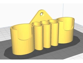 loctite wall rack holder mount glue hanger super 3d print model - Mito3D