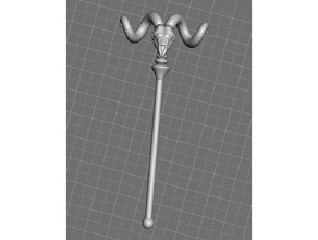 motu skeletor staff castle grayskull heman mastersoftheuniverse vintage weapon 3d print model - Mito3D