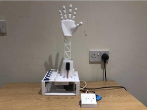 robotic arm 9g servo hand raspberry pi robot robotics robots 3d print model - Mito3D