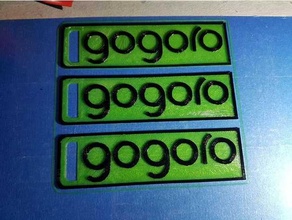 Gogoro porte clés 3d print model - Mito3D