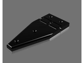 reversible hinge holes 3d print model - Mito3D