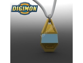 dijital etiket anime Digimon 3d print model - Mito3D