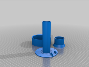 mini tesla bobina alto voltaggio nikola 3d print model - Mito3D